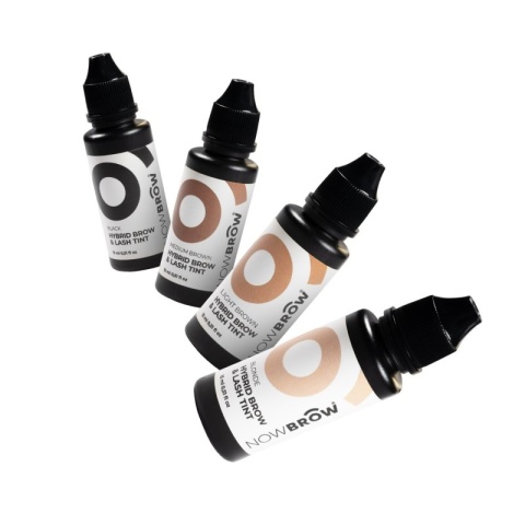 NOWBROW Hybrydowa Farbka do brwi i rzęs Light Brown