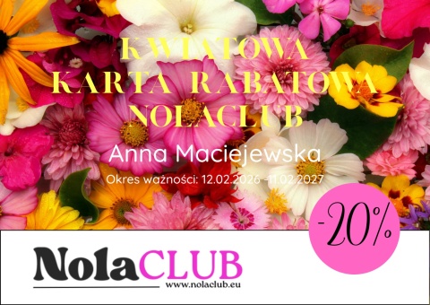 KARTA KWIATOWA - 20%